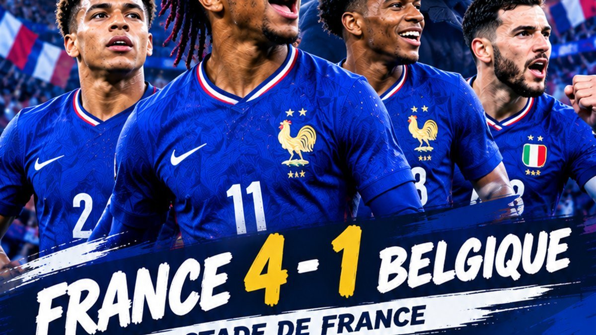 France - Belgique en Ligue des nations : la remontada des Bleus avec Olise, Doue et Cherki
