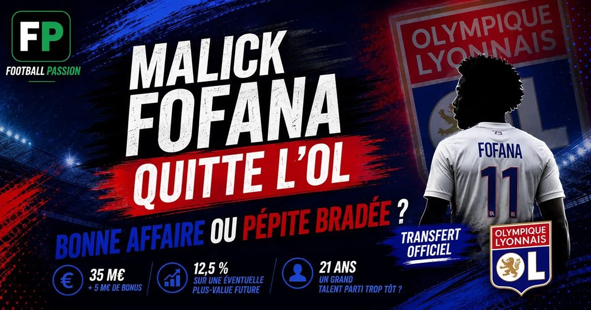 Malick Fofana quitte l'OL pour Sunderland : bonne affaire ou pépite bradée ?