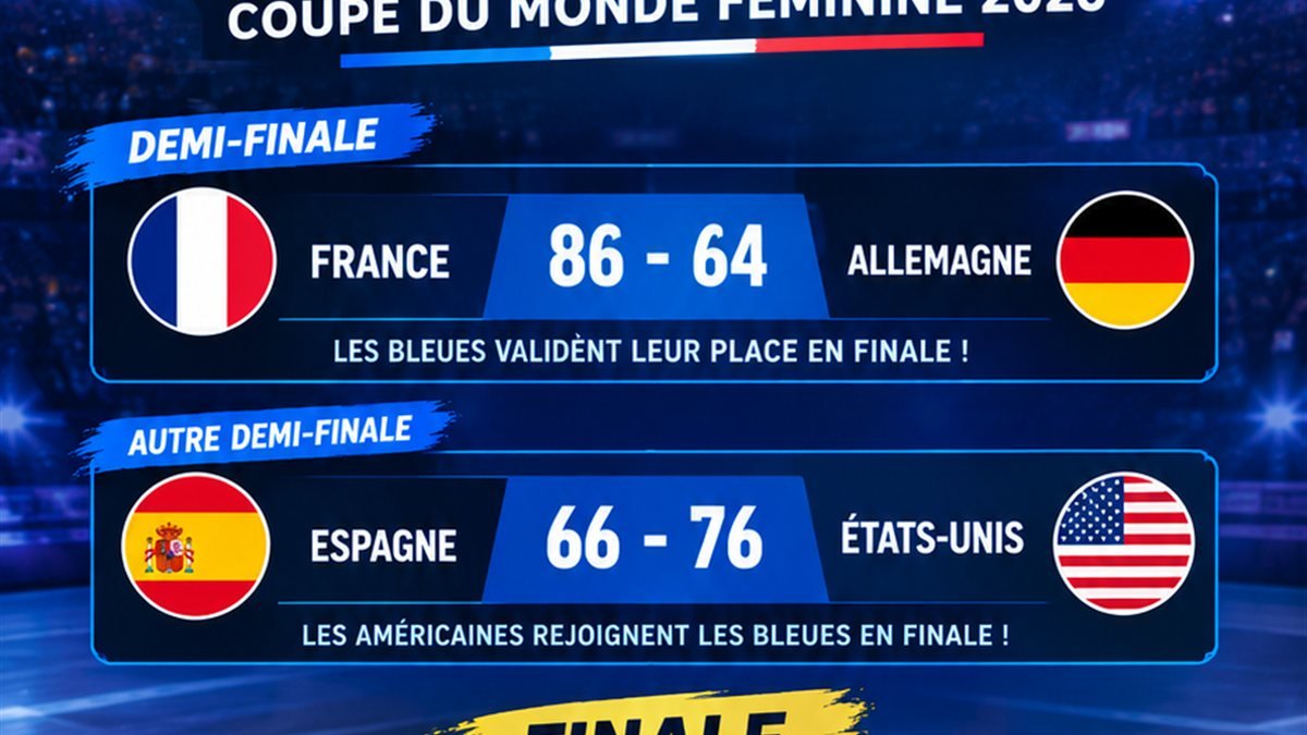 Coupe du monde féminine de basket 2026 : France - États-Unis, la finale de rêve à Berlin