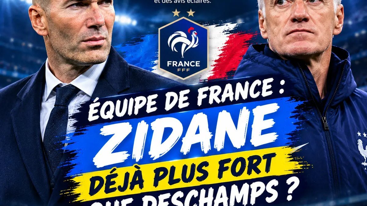 Zinedine Zidane et Didier Deschamps, comparaison des debuts a la tete de l'equipe de France